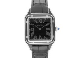 Cartier Santos Dumont WSSA0046 (2023) - Zwart wijzerplaat 44mm Staal