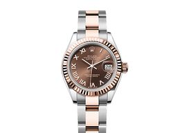 Rolex Lady-Datejust 279171 (2025) - Bruin wijzerplaat 28mm Staal