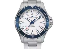Hamilton Khaki Navy H82505150 (2026) - Wit wijzerplaat 43mm Staal