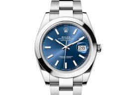 Rolex Datejust 41 126300-0001 (2024) - Blue dial 41 mm Steel case