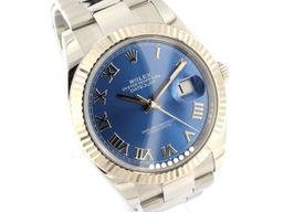 Rolex Datejust 41 126334 (2023) - Blauw wijzerplaat 41mm Staal