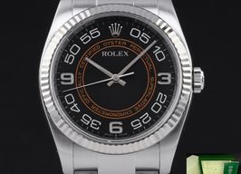 Rolex Oyster Perpetual 36 116034 (2009) - Zwart wijzerplaat 36mm Staal