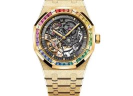 Audemars Piguet Royal Oak Double Balance Wheel Openworked 15412BA.YG.1224BA.01-B (2024) - Transparent dial 41 mm Yellow Gold case