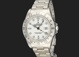 Rolex Explorer II 16570 (1998) - Wit wijzerplaat 40mm Staal