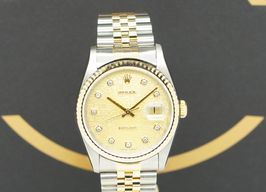 Rolex Datejust 36 16233 (1995) - Gold dial 36 mm Gold/Steel case