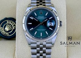 Rolex Datejust 36 126234 (2024) - Groen wijzerplaat 36mm Staal