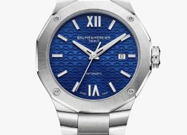 Baume & Mercier Riviera M0A10620 (2024) - Blauw wijzerplaat 42mm Staal