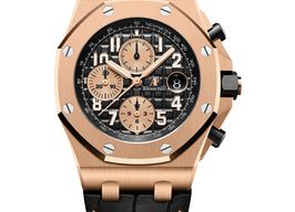 Audemars Piguet Royal Oak Offshore Chronograph 26470OR.OO.A002CR.02 (2025) - Black dial 42 mm Rose Gold case