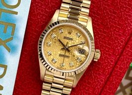 Rolex Lady-Datejust 79178 (1999) - Gold dial 26 mm Yellow Gold case