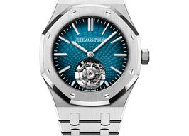 Audemars Piguet Royal Oak Tourbillon 26530ST.OO.1220ST.99 (2025) - Blue dial 41 mm Steel case