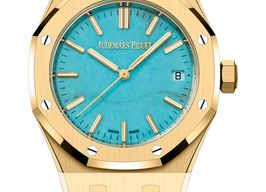 Audemars Piguet Royal Oak Selfwinding 15550BA.OO.1356BA.01 (2025) - Turquoise dial 37 mm Yellow Gold case