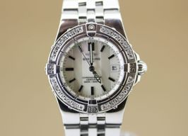 Breitling Starliner A71340 (2008) - Pearl dial 30 mm Steel case