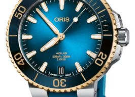 Oris Aquis Date 01 400 7769 6355-07 4 22 75FC (2025) - Blue dial 42 mm Steel case