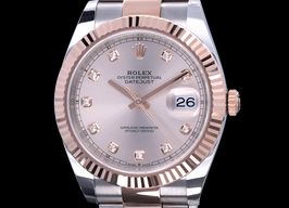 Rolex Datejust 41 126331 (2020) - Roze wijzerplaat 41mm Staal