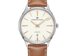 Hamilton Jazzmaster Thinline H38525512 (2025) - Wit wijzerplaat 40mm Staal