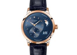 Glashütte Original PanoMaticLunar 1-90-02-11-35-01 (2023) - Blue dial 40 mm Rose Gold case