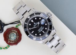 Rolex Submariner Date 16610 (2001) - Zwart wijzerplaat 40mm Staal