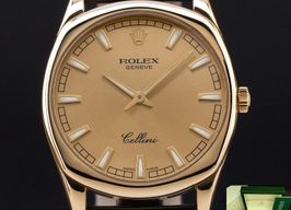Rolex Cellini Danaos 4243 (2012) - White dial 38 mm White Gold case