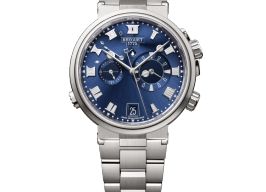 Breguet Marine 5547TI/Y1/TZ0 (2026) - Blauw wijzerplaat 40mm Titanium
