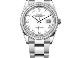 Rolex Datejust 36 126284RBR (2025) - Wit wijzerplaat 36mm Staal