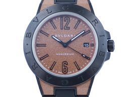 Bulgari Diagono 102306 (2015) - Bruin wijzerplaat 41mm Aluminium