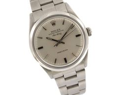 Rolex Air-King 5500 (1987) - Zilver wijzerplaat 34mm Staal