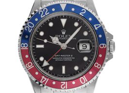 Rolex GMT-Master II 16710 (1998) - Zwart wijzerplaat 40mm Staal