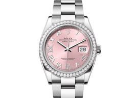 Rolex Datejust 36 126284RBR-0024 (2024) - Pink dial 36 mm Steel case