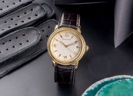 Blancpain Léman Ultra Slim 2100-1418-53 (2000) - White dial 38 mm Yellow Gold case