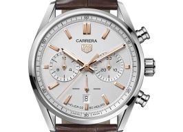 TAG Heuer Carrera CBN2013.FC6483 (2024) - Wit wijzerplaat 42mm Staal