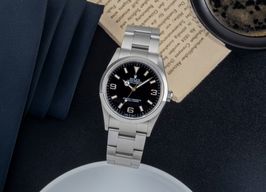 Rolex Explorer 114270 (Unknown (random serial)) - Black dial 36 mm Steel case