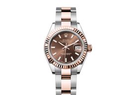 Rolex Lady-Datejust 279171 (2024) - Bruin wijzerplaat 28mm Staal