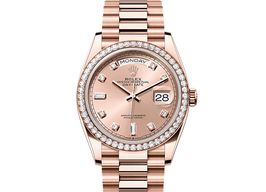 Rolex Day-Date 36 128345RBR (2025) - Roze wijzerplaat 36mm Roségoud