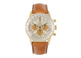 Breitling Navitimer Cosmonaute 81600 (1990) - Black dial 41 mm Yellow Gold case