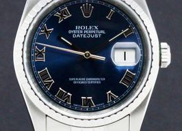 Rolex Datejust 36 16220 (1989) - Blauw wijzerplaat 36mm Staal