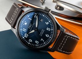 IWC Pilot Mark IW324703 (Onbekend (willekeurig serienummer)) - Blauw wijzerplaat 41mm Keramiek