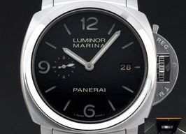 Panerai Luminor Marina 1950 3 Days Automatic PAM00328 (Onbekend (willekeurig serienummer)) - Zwart wijzerplaat 44mm Staal
