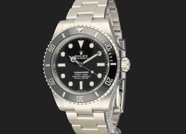 Rolex Submariner No Date 124060 (2020) - Zwart wijzerplaat 41mm Staal