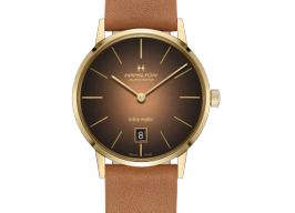 Hamilton Intra-Matic H38475501 (2025) - Bruin wijzerplaat 38mm Staal