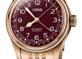 Oris Big Crown Pointer Date 01 754 7741 3168-07 8 20 01 (2024) - Red dial 40 mm Bronze case