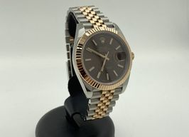 Rolex Datejust 41 126331 (2020) - Brown dial 41 mm Gold/Steel case