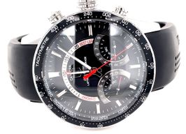 TAG Heuer Carrera CV7A10 (Unknown (random serial)) - Black dial 43 mm Steel case