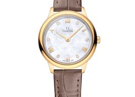 Omega De Ville 434.53.28.60.55.002 (2025) - White dial 28 mm Yellow Gold case