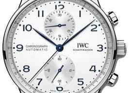 IWC Portuguese Chronograph IW371617 (2025) - Zilver wijzerplaat 41mm Staal
