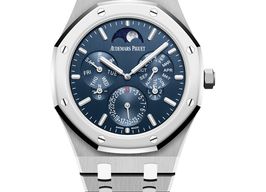 Audemars Piguet Royal Oak Perpetual Calendar 26586IP.OO.1240IP.01 (2025) - Blue dial 41 mm Titanium case