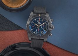 Breitling Chronomat 44 Blacksteel MB0111C3/BE35 (Onbekend (willekeurig serienummer)) - Zwart wijzerplaat 44mm Staal