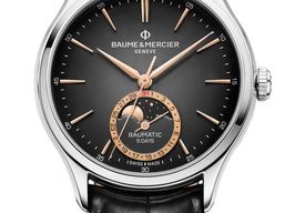 Baume & Mercier Clifton M0A10758 (2026) - Zwart wijzerplaat 39mm Staal