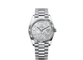 Rolex Day-Date 40 228236 (2025) - Blauw wijzerplaat 40mm Platina