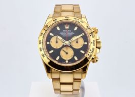 Rolex Daytona 116508 (2021) - Zwart wijzerplaat 40mm Geelgoud