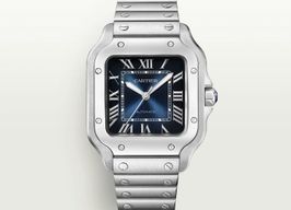 Cartier Santos WSSA0063 (2026) - Blue dial 35 mm Steel case
